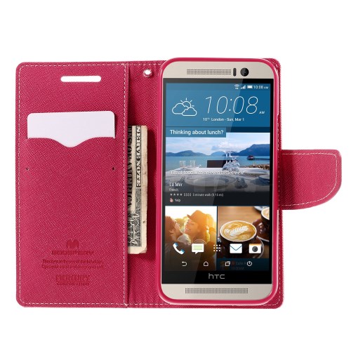 Mercury
Mercury Fancy Plånboksfodral till HTC One M9 - Rosa