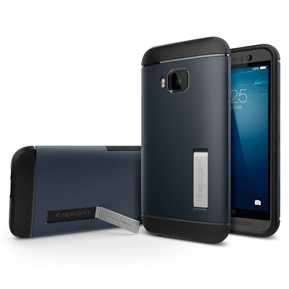 Spigen
SPIGEN SlimArmor Skal till HTC One M9 - Metal Slate