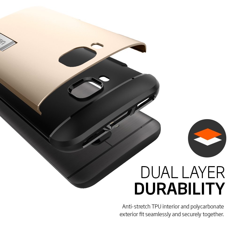 Spigen
SPIGEN SlimArmor Skal till HTC One M9 - Guld