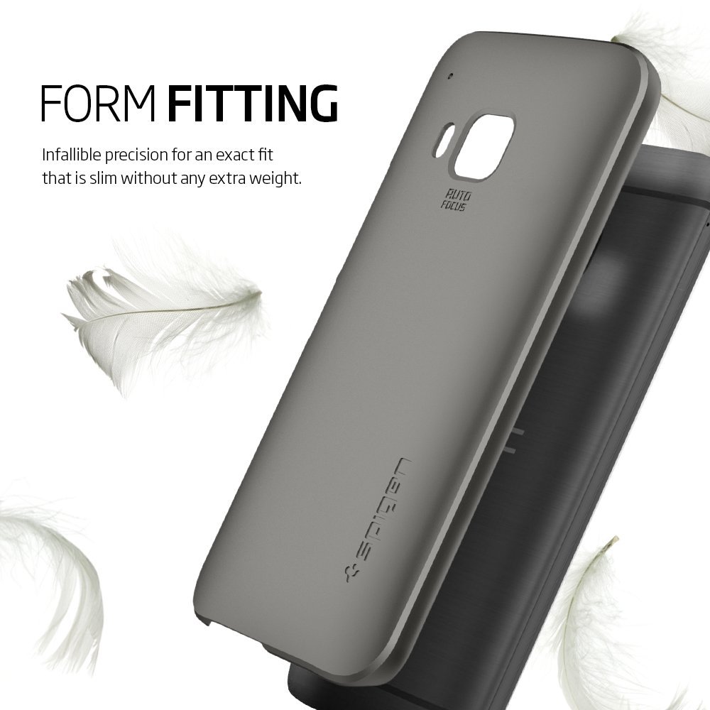 Spigen
SPIGEN Thin Fit Skal till HTC One M9 - Gunmetal