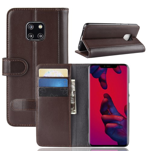 A-One Brand
Genuine Split Plånboksfodral till Huawei Mate 20 Pro - Brun