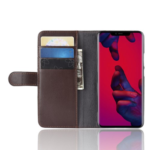 A-One Brand
Genuine Split Plånboksfodral till Huawei Mate 20 Pro - Brun