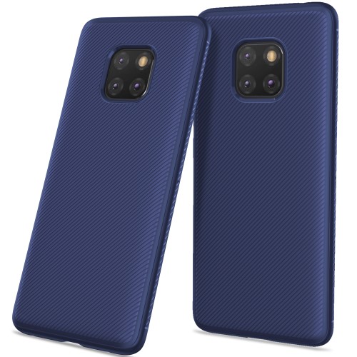 A-One Brand
Twill Texture Flexicase Skal till Huawei Mate 20 Pro - Blå