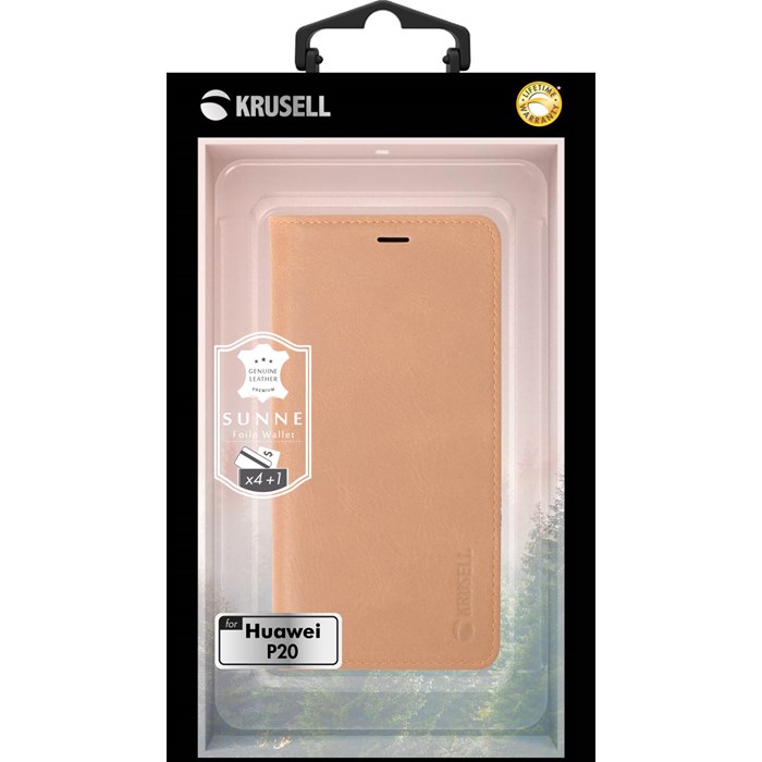Krusell
Krusell Sunne 4 Card Cover Foliowallet Huawei P20 - Nude