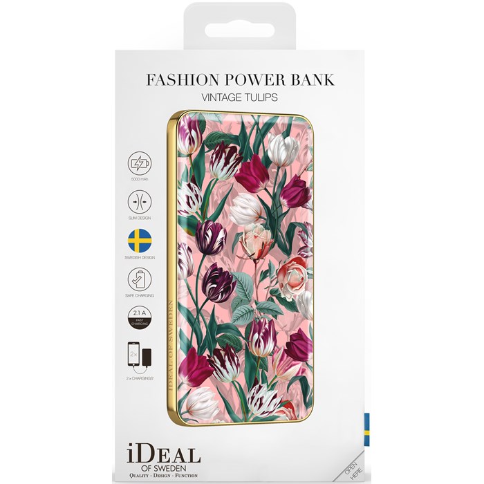 iDeal of Sweden
iDeal of Sweden Fashion Power Bank 5000mAh - Vintage Tulips