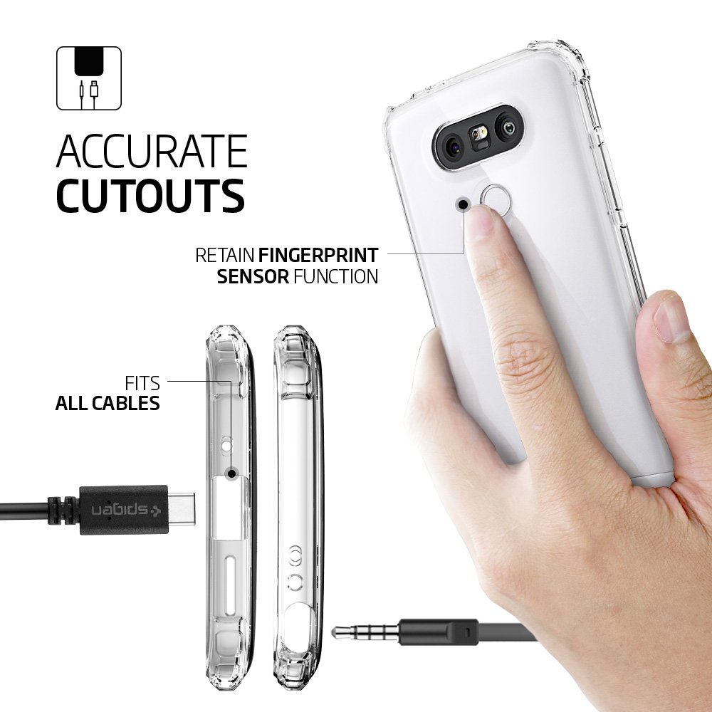 Spigen
SPIGEN Crystal Shell Skal till LG G5 - Clear