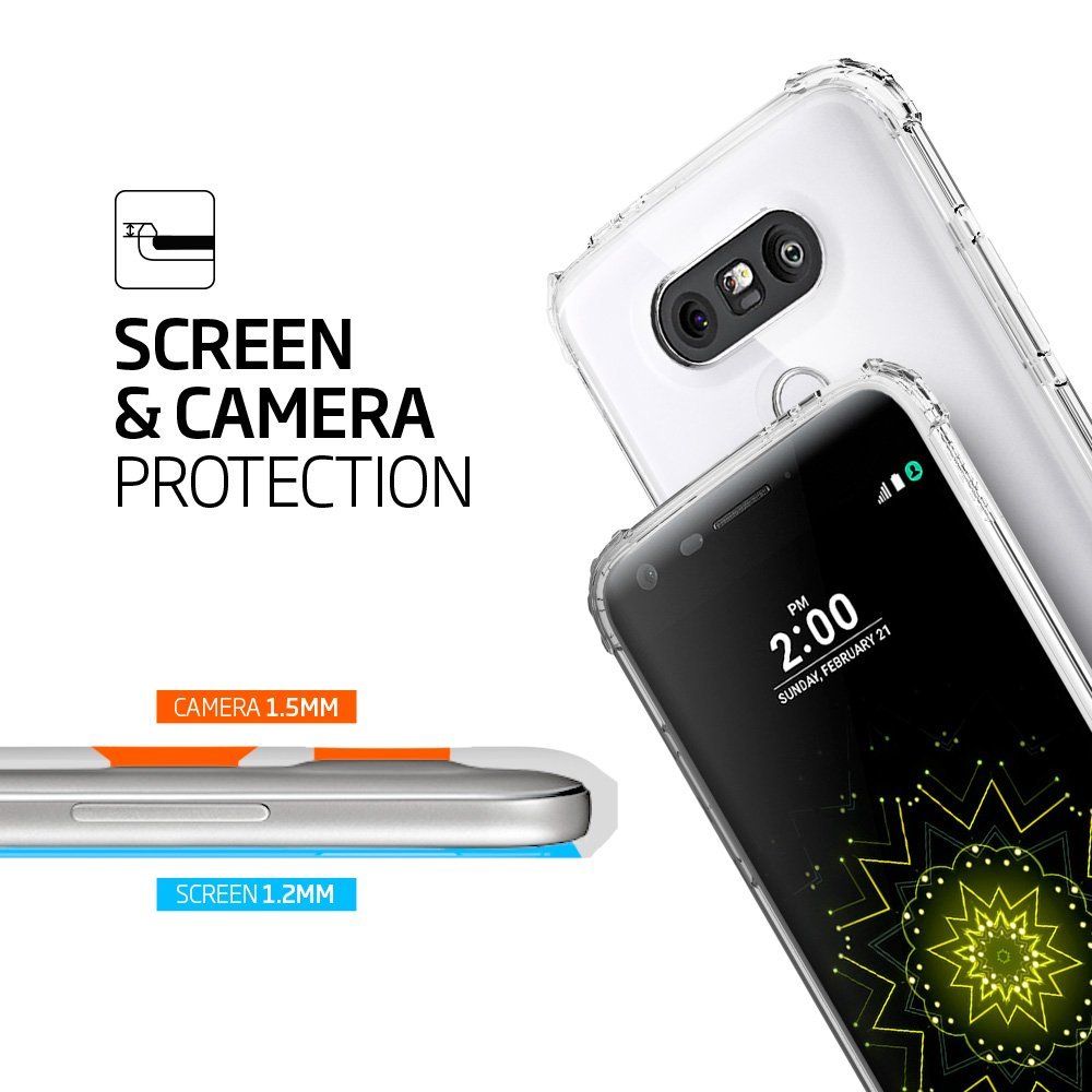 Spigen
SPIGEN Crystal Shell Skal till LG G5 - Clear