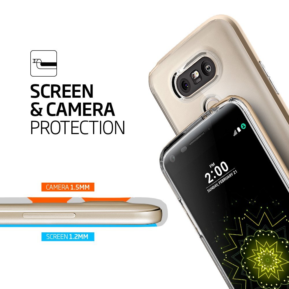 Spigen
SPIGEN Neo Hybrid Crystal Skal till LG G5 - Gold