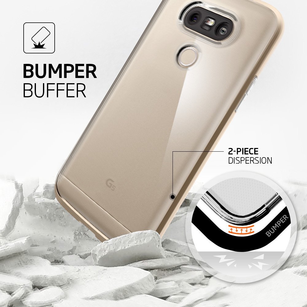 Spigen
SPIGEN Neo Hybrid Crystal Skal till LG G5 - Gold