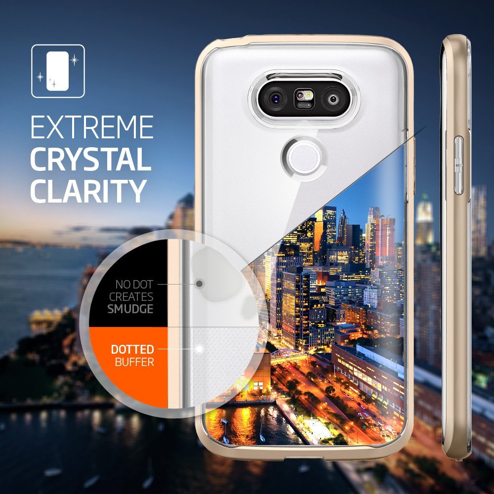 Spigen
SPIGEN Neo Hybrid Crystal Skal till LG G5 - Gold
