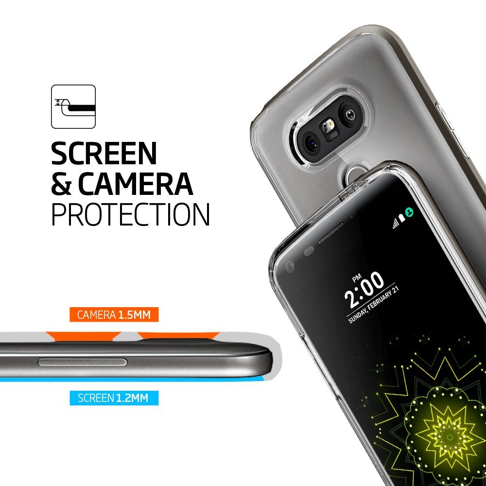 Spigen
SPIGEN Neo Hybrid Crystal Skal till LG G5 - Gunmetal