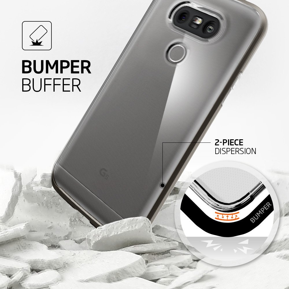 Spigen
SPIGEN Neo Hybrid Crystal Skal till LG G5 - Gunmetal