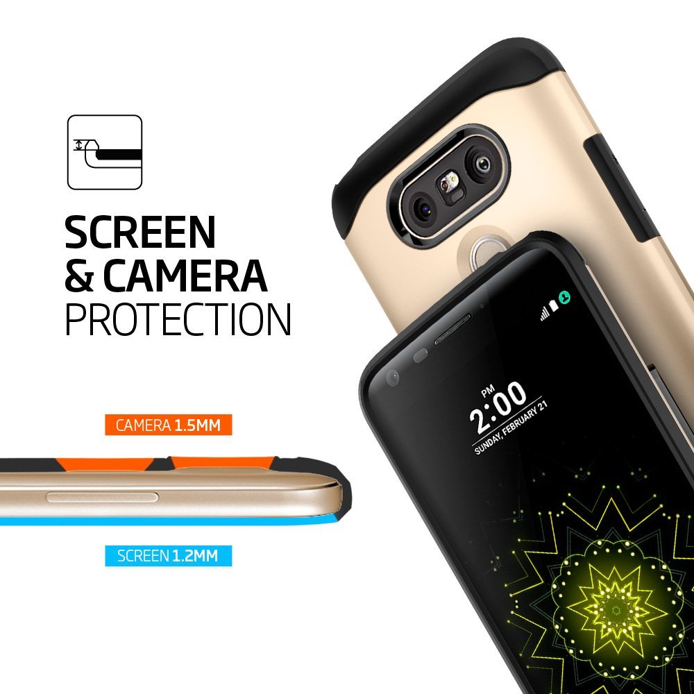 Spigen
SPIGEN Slim Armor Skal till LG G5 - Gold