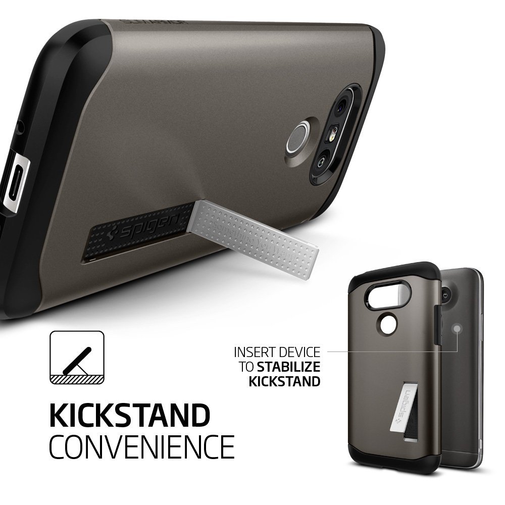 Spigen
SPIGEN Slim Armor Skal till LG G5 - Gunmetal