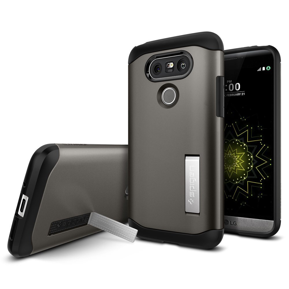 Spigen
SPIGEN Slim Armor Skal till LG G5 - Gunmetal