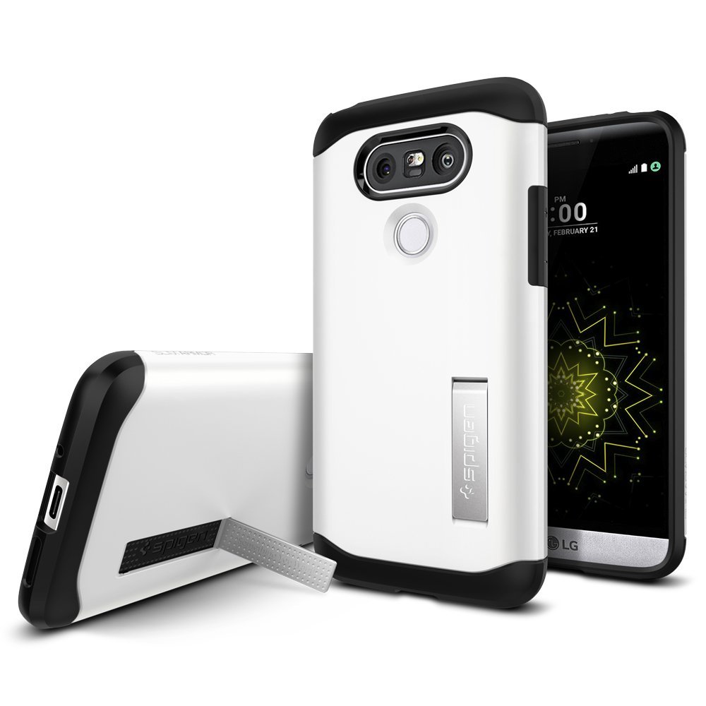 Spigen
SPIGEN Slim Armor Skal till LG G5 - Vit