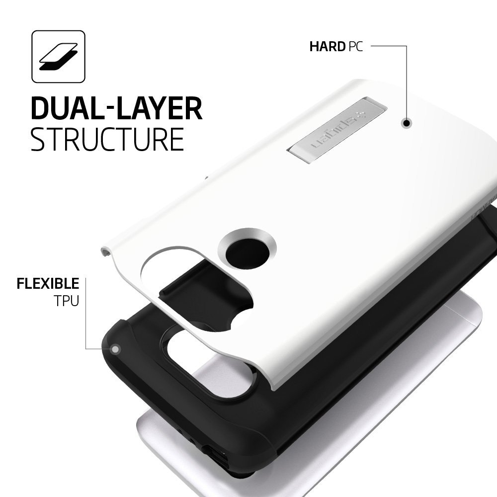 Spigen
SPIGEN Slim Armor Skal till LG G5 - Vit