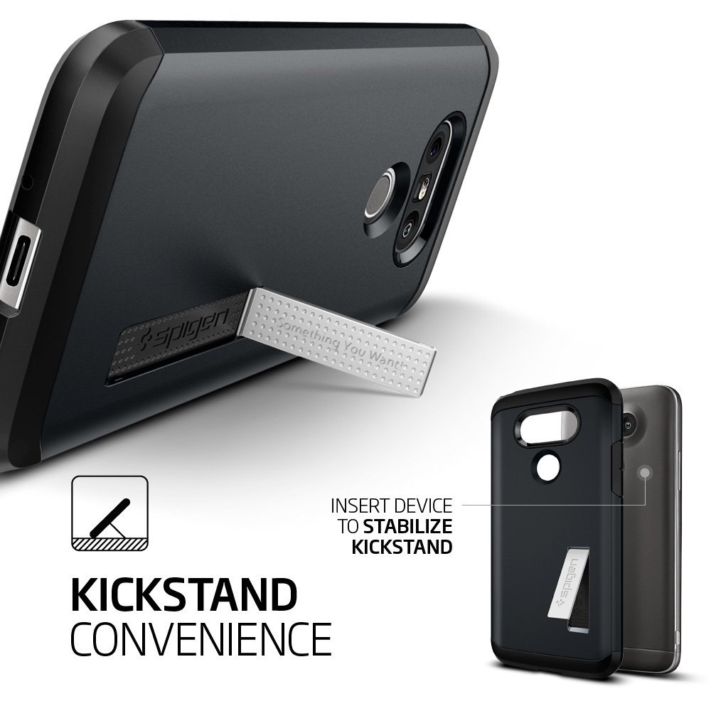 Spigen
SPIGEN Tough Armor Skal till LG G5 - Metal Slate
