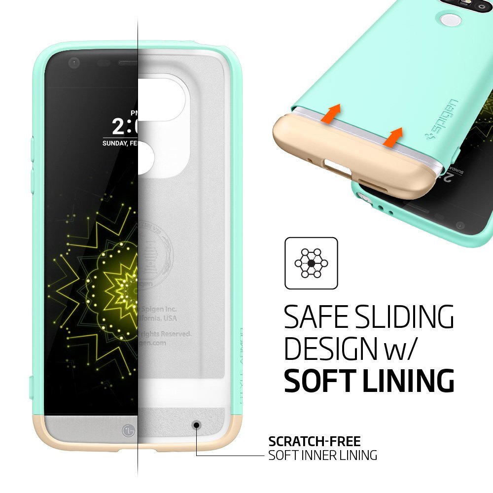 Spigen
SPIGEN Style Armor Skal till LG G5 - Mint