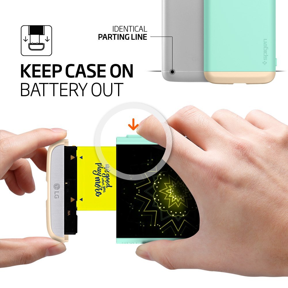 Spigen
SPIGEN Style Armor Skal till LG G5 - Mint