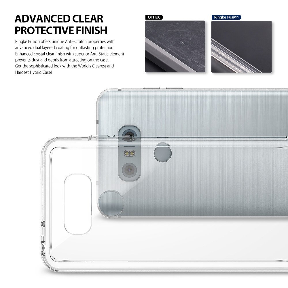 Rearth
Ringke Fusion Shock Absorption Skal till LG G6 - Rose Gold