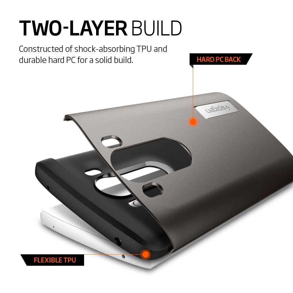 Spigen
SPIGEN Slim Armor Skal till LG V10 - Gunmetal