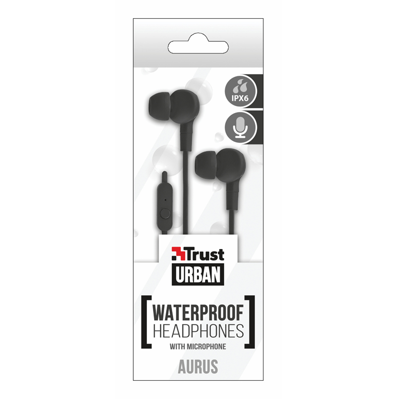 UrbanRevolt
Urban Revolt Vattentätt Headset In-Ear Aurus WP - Svart