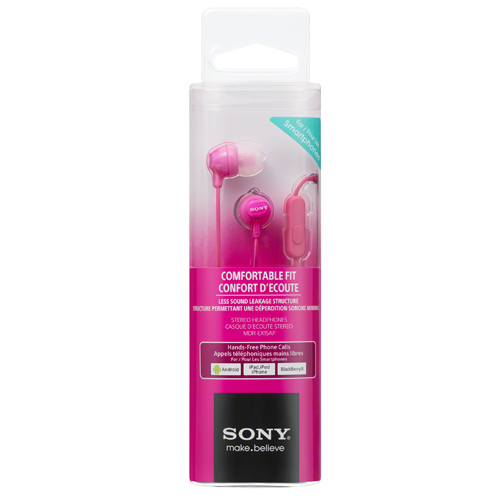 Sony - Sony Headset in-ear MDR-EX15AP Rosa