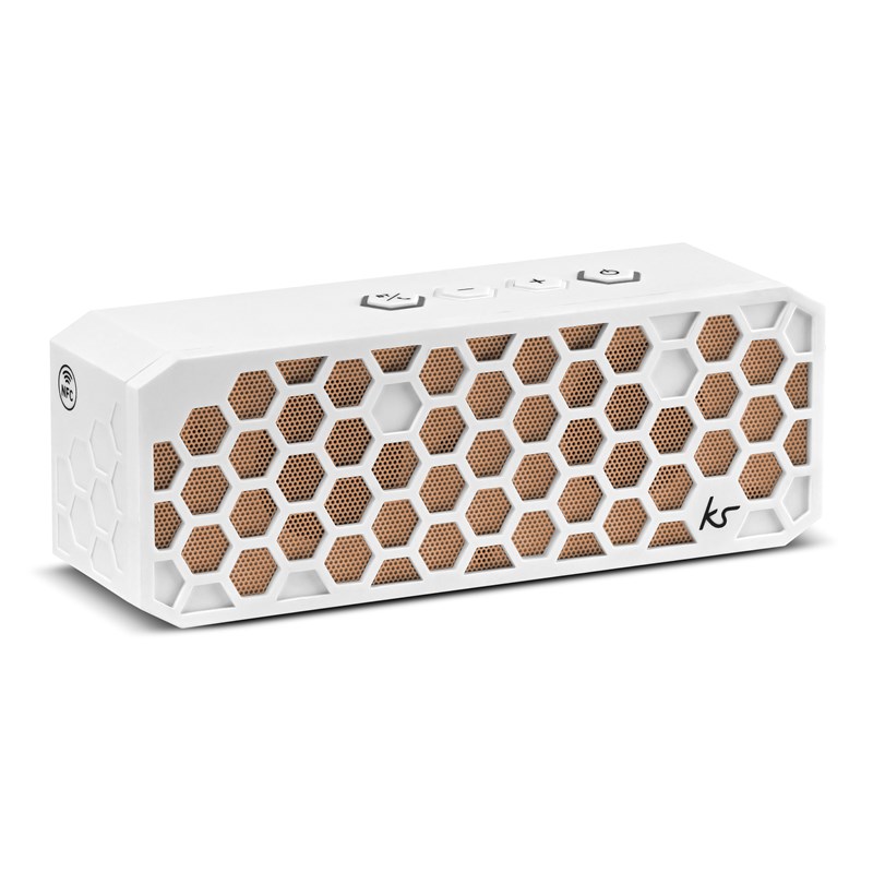 Kitsound - KITSOUND Högtalare Hive2 Bluetooth - Vit