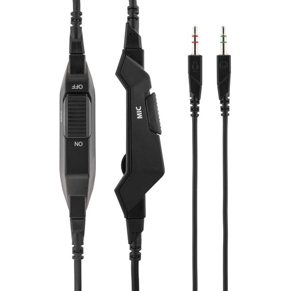 Deltaco
DELTACO spelheadset, sluten, volymkontroll på kabeln, 2x3,5mm, 2,1m kabel, svart