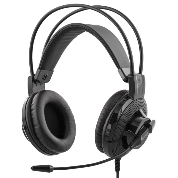 Deltaco
DELTACO spelheadset, sluten, volymkontroll på kabeln, 2x3,5mm, 2,1m kabel, svart