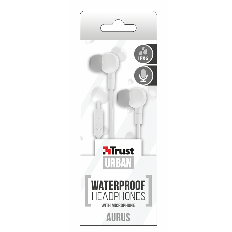 UTGÅTT
Urban Revolt Vattentätt Headset In-Ear Aurus WP - Vit