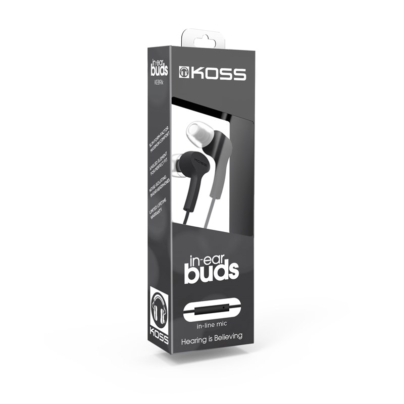 Koss
Koss Hörlur KEB9i In-Ear Mic - Svart