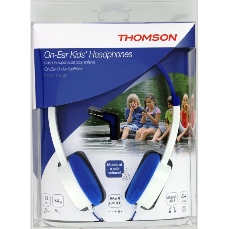 Thomson
THOMSON Hörlur HED1105 On-ear, Blå, För Barn, 85dB