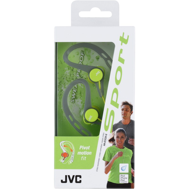 UTGÅTT
JVC Hörlur ECX20 Sport In-Ear Clip Grön