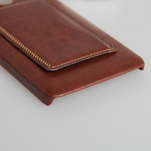 OEM
Kick-Stand Skal med Kortfack till Microsoft Lumia 640 XL - Brun