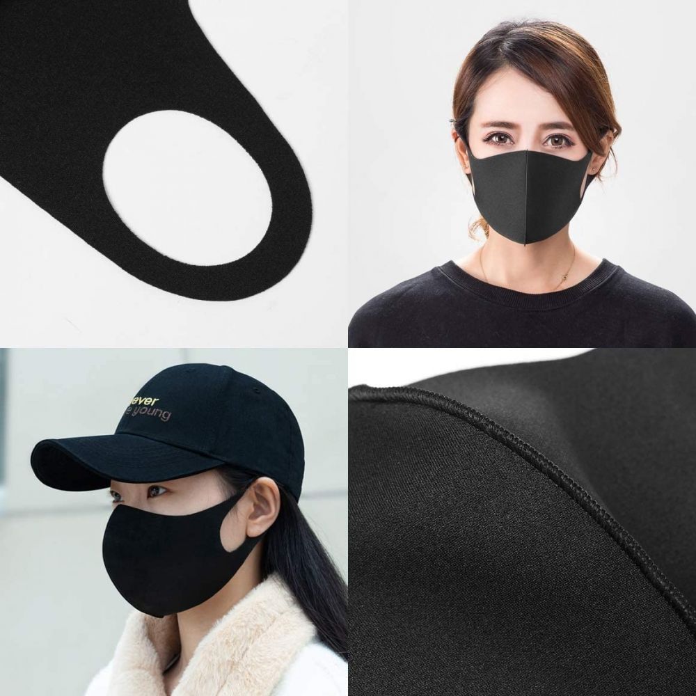 OEM - 1 Pack Tvättbar mask Munskydd Skyddsmask Grå