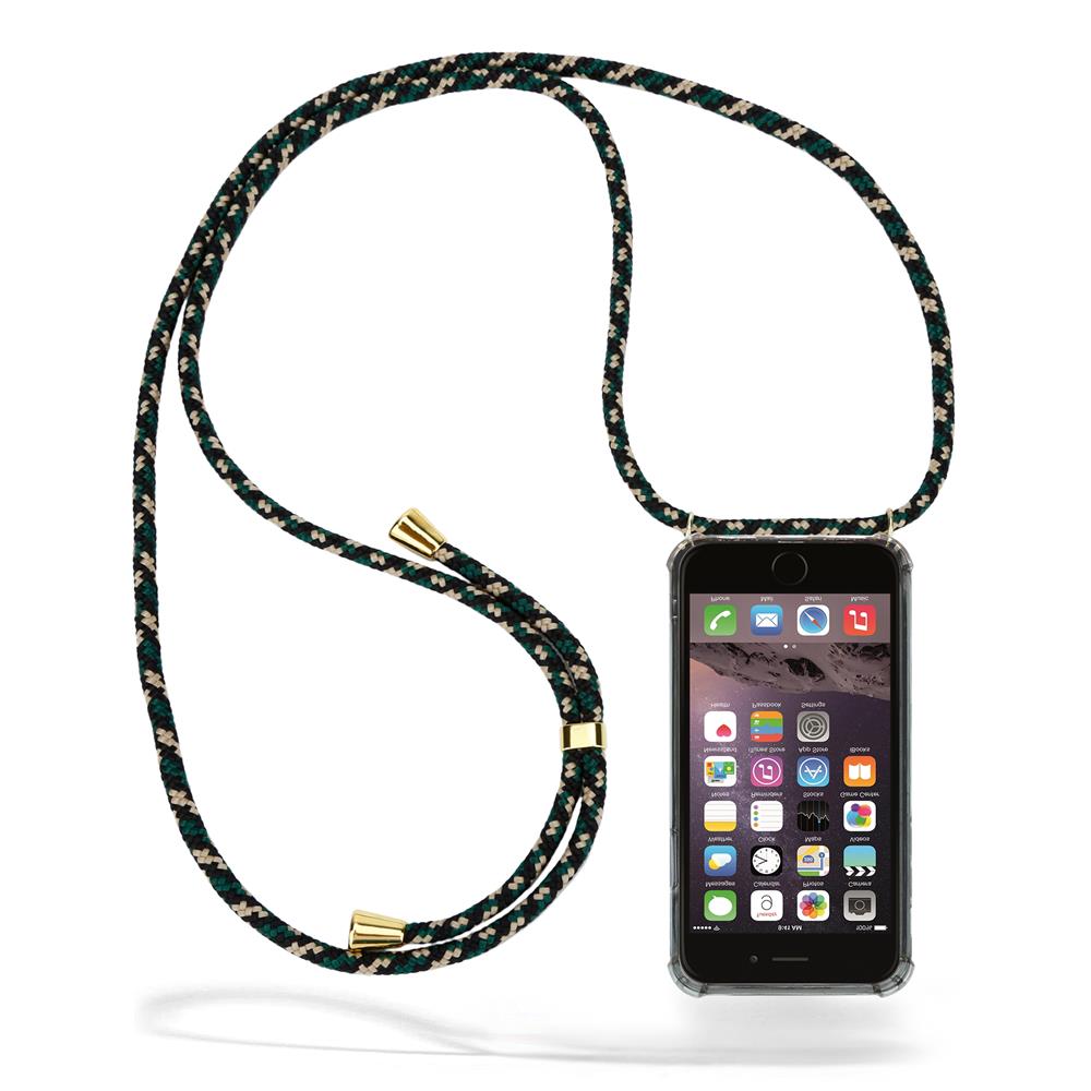 CoveredGear-Necklace CoveredGear Necklace Case iPhone 6 - Green Camo Cord 
