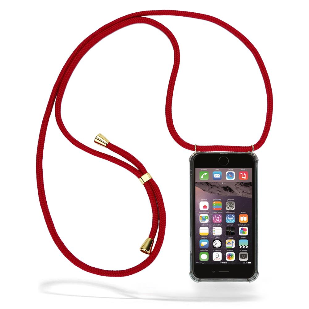 CoveredGear-Necklace - Boom iPhone 6/6S mobilhalsband skal - Maroon Cord