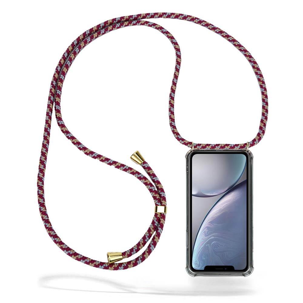 CoveredGear-Necklace CoveredGear Necklace Case iPhone XR - Red Camo Cord 