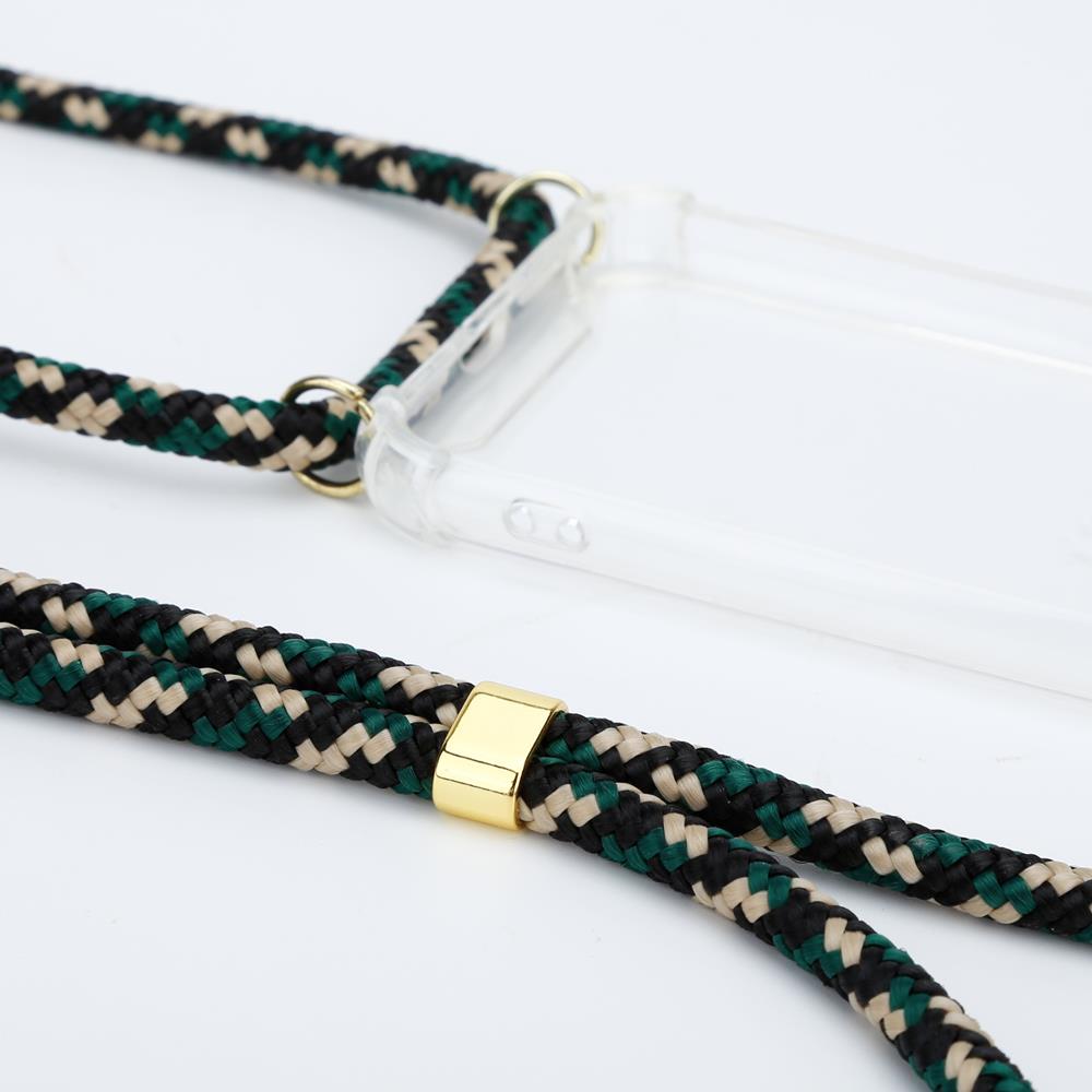 CoveredGear-Necklace CoveredGear Necklace Case iPhone 11 Pro - Green Camo Cord 