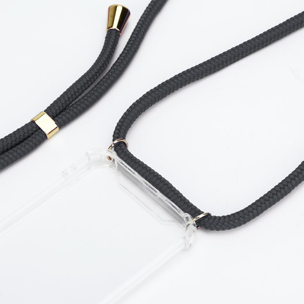 CoveredGear-Necklace - Boom iPhone Xs Max skal med mobilhalsband- Grey Cord