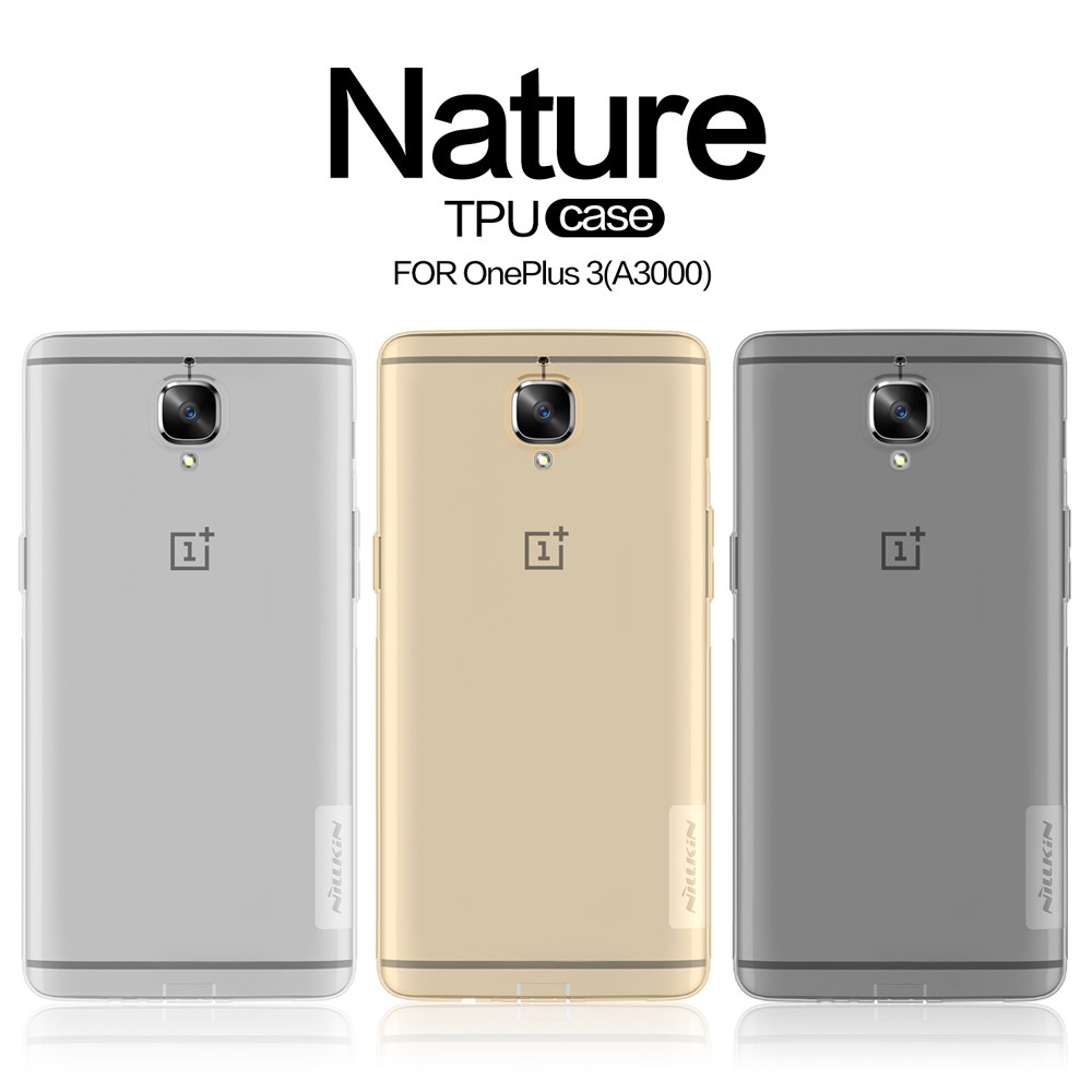 Nillkin
Nillkin Nature 0.6mm Skal till OnePlus 3 / 3T - Grå