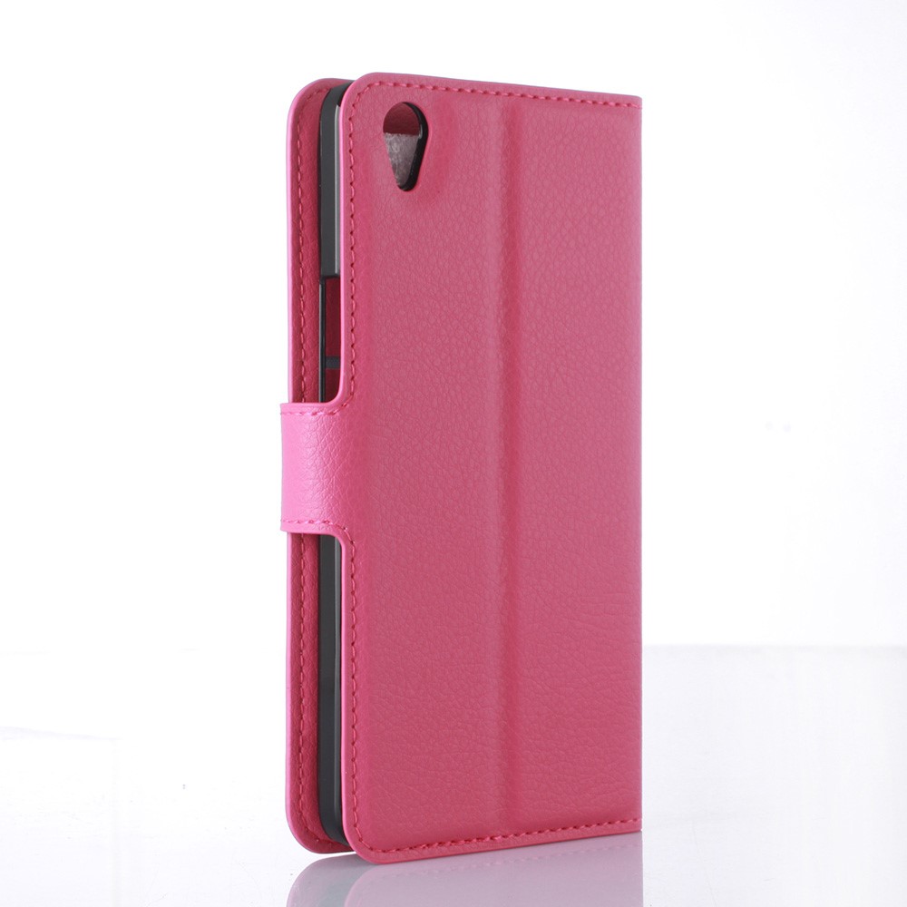 A-One Brand - Lychee Plånboksfodral till OnePlus X - Mörkrosa