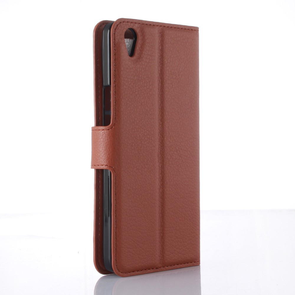 A-One Brand Lychee Plånboksfodral till OnePlus X - Brun 