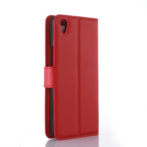 A-One Brand Lychee Plånboksfodral till OnePlus X - Röd 