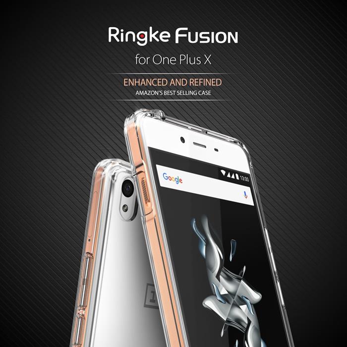 Rearth Ringke Fusion Shock Absorption Skal till OnePlus X - Grå 
