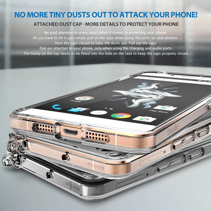 Rearth
Ringke Fusion Shock Absorption Skal till OnePlus X - Grå