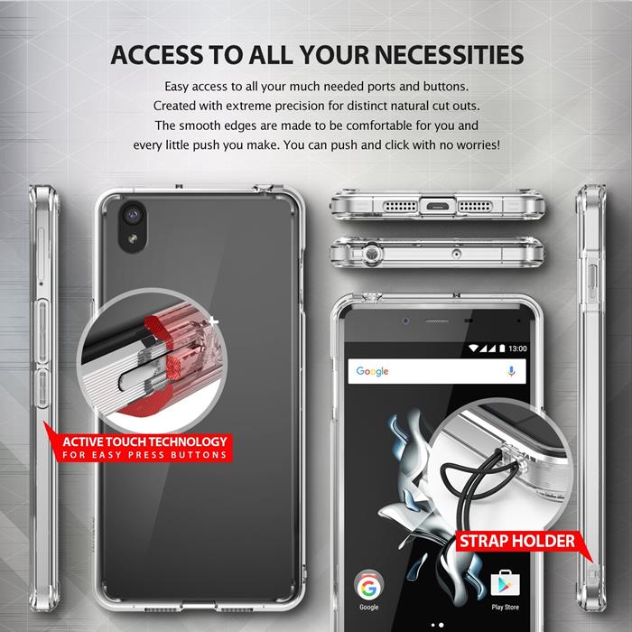 Rearth
Ringke Fusion Shock Absorption Skal till OnePlus X - Grå