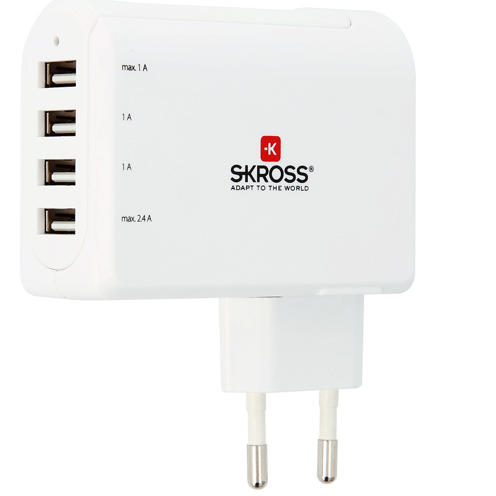 SKROSS
SKROSS 4-Port USB-laddare EU